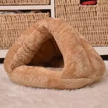Собачья будка Кошачья будка Треугольная будка Тапочки Зимняя Теплая Полузакрытая будка Товары для животных S