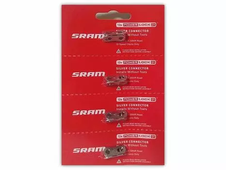 Соединитель цепи SRAM AXS PowerLock, 12-скоростное дорожное звено цепи с наклейкой, 2 упаковки и 4 упаковки - (4)