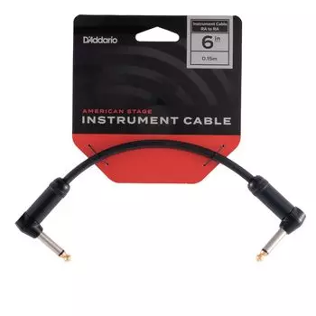 Соединительный кабель American Stage Соединительный кабель D Addario (Экранированный кабель) PW-AMSPRR-105 (15см ДЛ) []