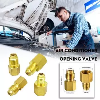 Соединитель R134A - R1234yf, быстрый адаптер, регулируемое соединение по высокой и низкой стороне, отсутствие утечки для хладагента переменного тока M3C2
