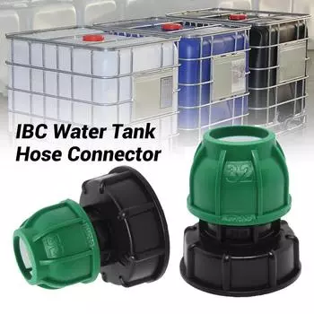 Соединитель шланга для бака с водой IBC Фитинги для соединения шланга IBC Ton Barrel Адаптер для крана для кухни и ванны Быстроразъемное соединение Садовые принадлежности