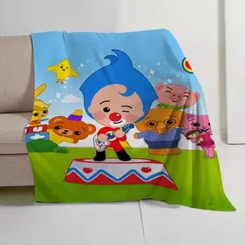 Sofa Blankets for Winter Plim Plim Cute Warm Bed Fleece Camping Custom King Size Flannel Fluffy Soft Blankets Microfiber Bedding 30x40in