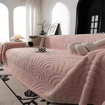 Чехол для дивана Advanced Sense Can Be Covered Sofa Blanket Autumn and Winter Plush Sofa Towel New Full Cover Towel 180X90