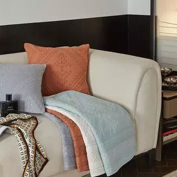 Sofa Cover Non-slip Embroidered Cotton Sofa Mat Universal Four Seasons Cover Sofa 70x70cm