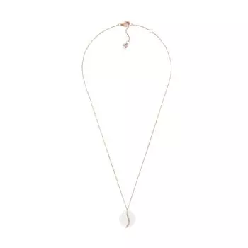 SOFIE SEA GLASS Белый кулон в форме органического камня SKJ1813791 [Skagen] Женское ожерелье, розового золота