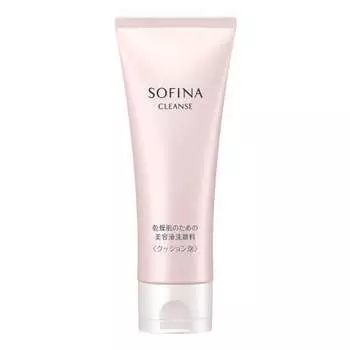 Sofina beauty serum face wash for dry skin cushion foam 120g