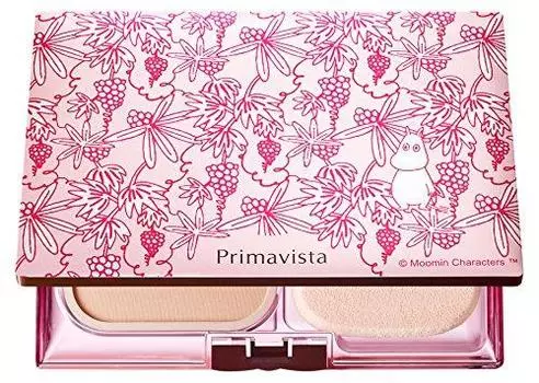 Sofina Primavista Beautiful skin texture powder foundation limited Moomin design compact project product (Ocher 05) +