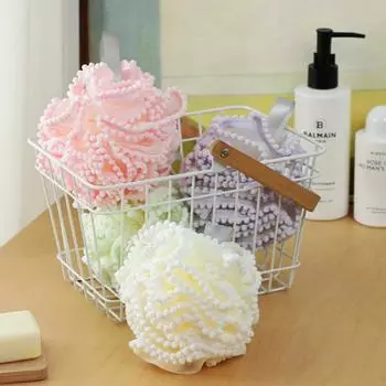 Soft Bath Ball Bathing Pearl Shower Ball Bath Sponge Balls Skin Cleaning Brush Shower Scrubbers Bath Flower Bathing Accessories зелёный