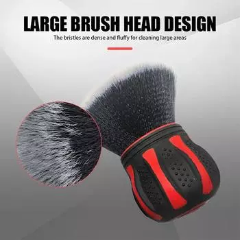 Soft Brush Interior Detail Brush With Holder Air Vent Detailing Cleaning Dusting Car Interior Accessories Cleaning Tool Z8X8 красный