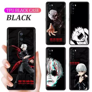 Soft Case For OnePlus 8T 7 9 8 Pro Nord 2 Z N10 5G 9R N100 7T 6T N200 CE Black Silicone Shell Phone Cover Anime Tokyo Ghoul Capa OnePlus Nord Z