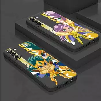 Soft Case For Samsung Galaxy S23 S22 Ultra S20 FE S21 Plus S10 Lite S9 S8 S7 S10e Note 20 TPU Phone Cover Anime Saint Seiya Capa Samsung Note20 Ultra