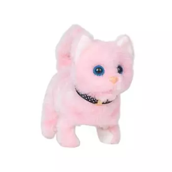 Soft Cute Electronic Pet Interactive Meow Cat Toy Lovely Simulation Cat Home Decor D
