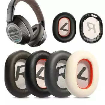 Soft Earmuff Ear Pads Cushions With Buckle Foam Sponge For Plantronics Backbeat Pro 2 SE Voyager 8200UC Headphones Accessories чёрный