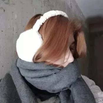 Мягкие плюшевые утеплители для ушей, зимние теплые для женщин и мужчин, модные однотонные утеплители для ушей, защита от холода, защитные наушники для ушей