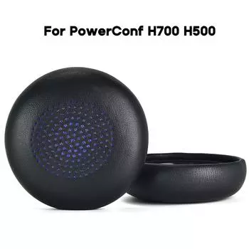 Soft Protein Earpads Ear Pads for PowerConf H700 H500 Earphone Memory Earcups Replaced Ear Cushions Accessories