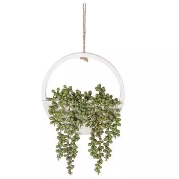 Soft PVC Simulated Green Plants Never-Fading Decoration For Wall Hanging Lovers Tears Wall Hanging Plants