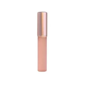 Soft Round Head Lip Brush with Protect Cap Multi Functional Lipstick Smudge Brush Dustproof Silicone Fingertips Brush
