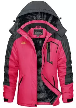 Soft Shell Cold Weather Boa Lining Thermal Winter Fishing Motorcycle Cold Weather Pink JP 3XL [KEFITEVD] Куртка, Женская, Куртка, Ветрозащитная, ярко-розовый