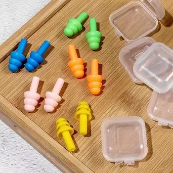 Soft Silicone Ear Plugs Sound Insulation for Sleeping Swimming Ear Protection Earplug Waterproof Anti Noise Reduction Earplugs