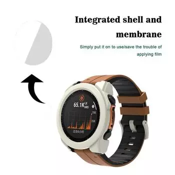 Soft Silicone Watch Case For Garmin Fenix 8 9H Explosion-proof Protector Fenix8 Protective Cove O0Z7 transparent-51mm