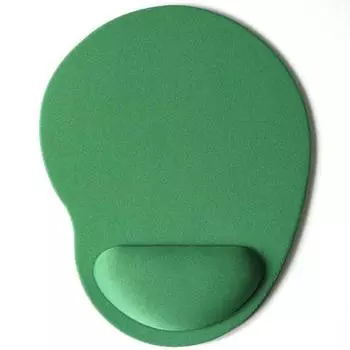 Soft Sponge Non Slip Comfortable Mice Mat Wrist Support Wrist Rest Mouse Pad зелёный
