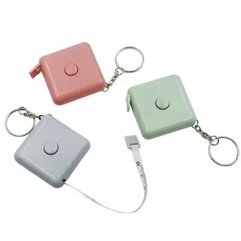 Soft Tape Measure Retractable Measuring for Body Fabric Sewing Tailor Cloth Knitting Craft Double Sided Tape (60inch) розовый