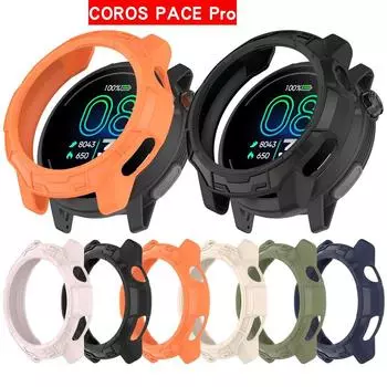 Soft Tpu Case For COROS Pace Pro Watch Protective Bumper Cover for Coros Pace 3 2 Accessories COROS PACE Pro чёрный