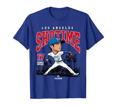 Футболка Shohei Otani Los Angeles Baseball MLB Player MLBOHT3005 синий
