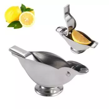 Соковыжималка для лимона из нержавеющей стали Bird Design Ручная соковыжималка для лайма Портативная ручная соковыжималка для цитрусовых фруктов