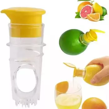 Соковыжималка для лимона, ручная соковыжималка, ручной пресс для фруктов, пресс, ручной для спортзала жёлтый