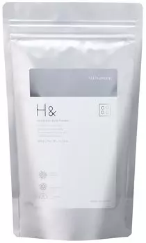 Соль для ванн Ashand Highly Concentrated Hydrogen COOL, газированная, без запаха, 350 г, подарочная мерная ложка H& (14 порций) [Включая внутренние] белый