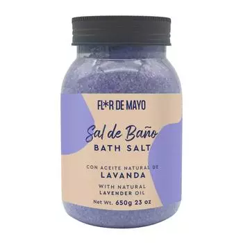 Соль для ванн Flor de Mayo Sal De Bao Lavender 650 г