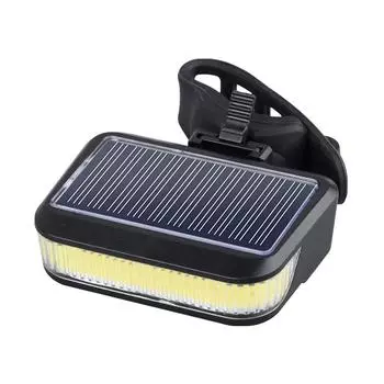 Solar LED Bicycle Tail Light USB Charging Cycling Tail Lamp Waterproof Mountain Road Bike Rear Light Riding Safety Accessories