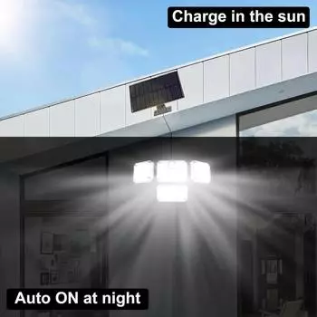 Solar LED wall lights split type human body sensing street lights waterproof super bright outdoor garage courtyard lighting 1pcs