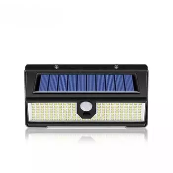 Solar Lights Outdoor Waterproof 172 LED Solar Motion Sensor Lights with Wide Angle Super Bright Security Wall Lamp for Garden