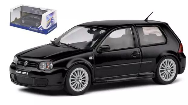 Solido Volkswagen Golf 4 R32 2003 Черный Мини-автомобиль SOLIDO GOLF IV S4313603 1/43 [Предмет]