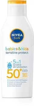 солнцезащитное молочко для детей SPF 50+ TU прозрачный