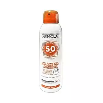 Солнцезащитное молочко-спрей Dermolab Spf50 150 мл