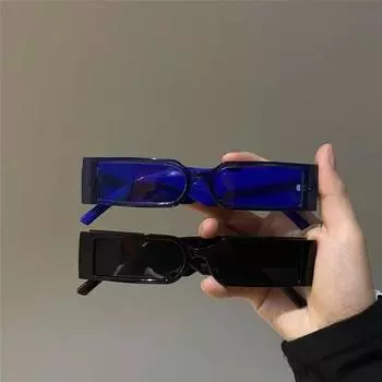 Солнцезащитные очки Box Personality Thick Edge Fashion Trend Оправа для очков Hip Hop Мужские и женские солнцезащитные очки