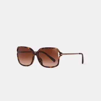 Солнцезащитные очки COACH в открытой оправе в металле C6190 DARK TORTOISE