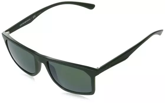 Солнцезащитные очки EA4164 MATTE GREEN MIRROR PETROL LENS 57 [Emporio Armani] Мужские ЗЕЛЕНЫЕ/СВЕТЛЫЕ