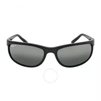 Солнцезащитные очки Ray Ban Predator 2 серые, поляризационные, прямоугольные, унисекс, RB2027 601 W1 62