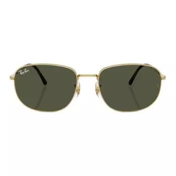 Солнцезащитные очки RayBan с металлической оправой овальной формы унисекс 56