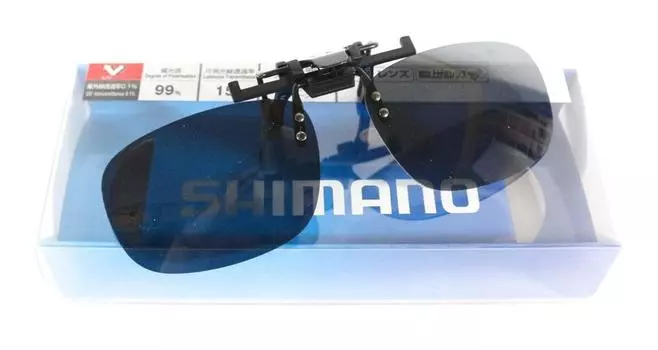 Солнцезащитные очки SHIMANO Clip-on TAC Matte Black Smoke HG-019P