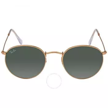 Солнцезащитные очки унисекс Ray Ban Round Metal Green Classic G 15 RB3447N 001 50