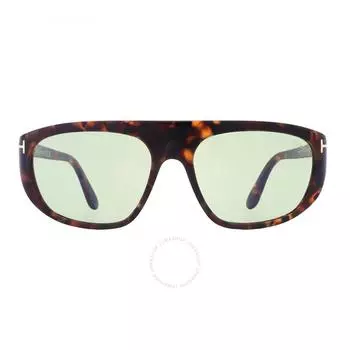 Солнцезащитные очки унисекс Tom Ford Edward Green Browline FT1002 52N 58