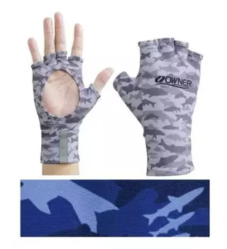 Солнцезащитные перчатки OWNER Bluefish Camo M