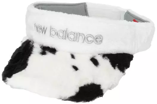 Солнцезащитный козырек для гольфа New Balance (Искусственный мех с коровьим принтом) Женский 012-4287508 030Белый FR
