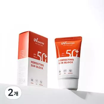 Солнцезащитный крем Tony Moly UV Master Perfecting Sun Block SPF50+ PA+++, 2 шт., 50 мл
