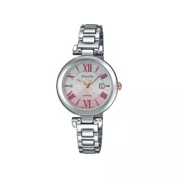Солнечные часы SHEEN Solar Sapphire Model SHS4502D4AJF PinkSilver